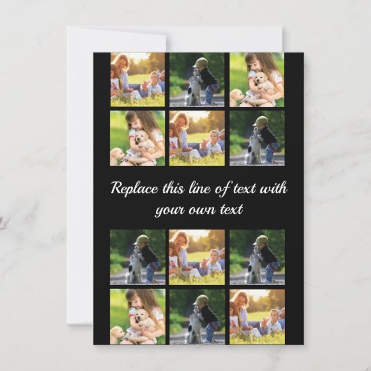 Pas fotocollage en tekst Hoesje-Mate iPhon aan Save The Date (Voorkant)