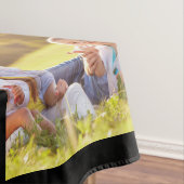 Pas fotocollage en tekst Hoesje-Mate iPhon aan Tafelkleed (Voorbeeld)