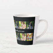 Pas fotocollage en tekst latte mok aan (Rechts)