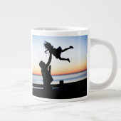 Pas foto's aan zoals vader als dochter Grappig Grote Koffiekop (Rechts)