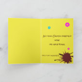 Pas Funny Happy Pasen Kaart aan - Vakantiegeld Kaa (Binnen)