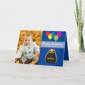 Pas Gelukkige Verjaardag met een Gelukkige Uil aan Kaart (Voorkant)