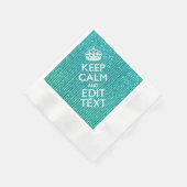 Pas Gemakkelijk KEEP KALK aan en geef Tekst uit Servetten (Hoek)