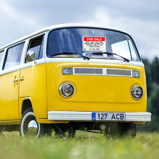 Pas generiek voor verkoop aan Home Auto Van Truck Raamsticker