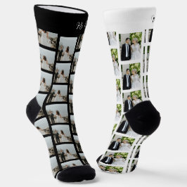 Pas getrouwd 2 trouwfoto's Mr en Mrs. Sokken