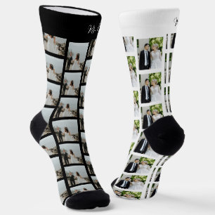 Pas getrouwd 2 trouwfoto's Mr en Mrs. Sokken