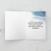 Pas getrouwd astronauten op een bruidstaart kaart (Binnen)