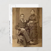 Pas getrouwd Bliss Aankondigingskaart (Voorkant / Achterkant)