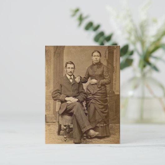 Pas getrouwd Bliss Aankondigingskaart (Staand voorkant)