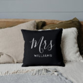 Pas getrouwd Bride mevrouw Pillow Kussen