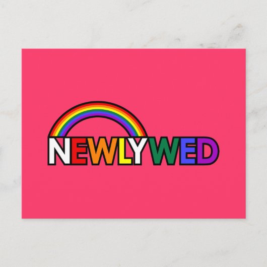 PAS GETROUWD Briefkaart (Voorkant)