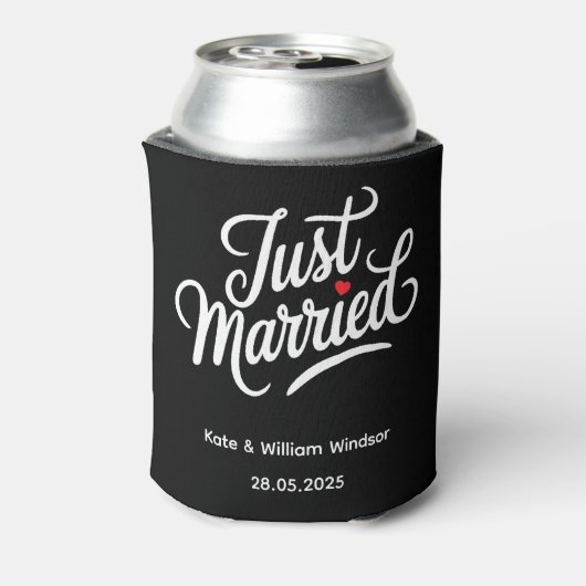 Pas Getrouwd Bruid Blikjeskoeler (Blikje Achterkant)