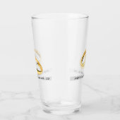 Pas getrouwd cadeau namen en data hoog glas (Rechts)