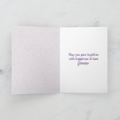 Pas getrouwd Cats Gefeliciteerd Kaart (Binnen)