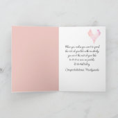 Pas getrouwd Clothespin Paar Feestdagen Kaart (Binnen)