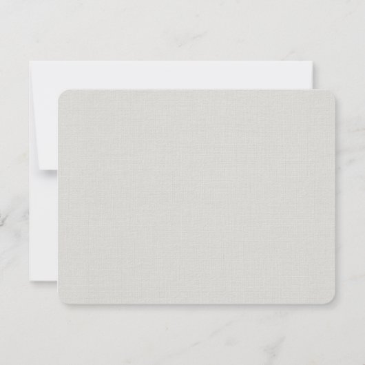 Pas getrouwd Couple Name Monogram Weddenschap Whit Notitiekaartje (Achterkant)