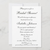 Pas getrouwd Deco Bridal Shower Uitnodiging (Achterkant)