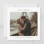 Pas getrouwd eerste jaar vrolijk & getrouwd kerst feestdagenkaart (Voorkant)