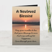 Pas getrouwd Eerste Jubileum Ierse afpersing Kaart (Voorkant)