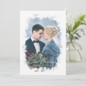 Pas getrouwd eerste kerstkaart onze eerste kerst (Staand voorkant)