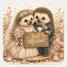 Pas Getrouwd Egel Romantische Cottagecore Bruiloft