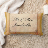 Pas getrouwd floral gift kussen (Deken)