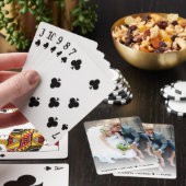 Pas getrouwd Foto Wedding Favor Pokerkaarten (Insitu)