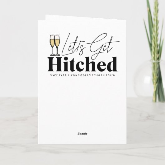 Pas getrouwd gefeliciteerd | Wedding Cake Kaart (Achterkant)