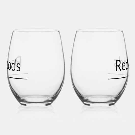 Pas getrouwd gepersonaliseerde wijnglazen wijnglas zonder voet (Links)