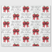 Pas getrouwd getrouwd in 2024 cadeaupapier (Vlak)