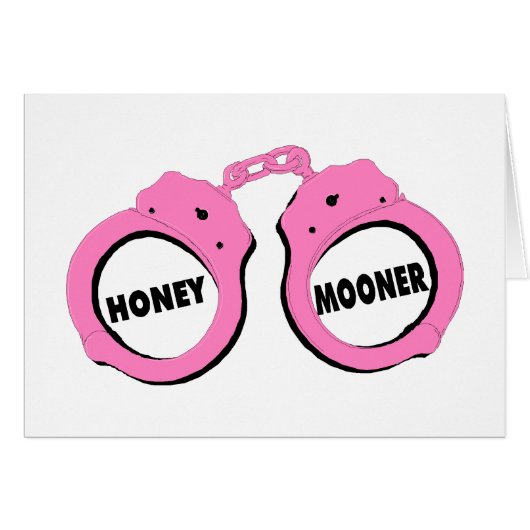 Pas getrouwd Honeymoon Wedding Handboffs (Voorkant Horizontaal)