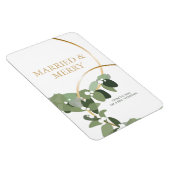 Pas getrouwd kerst met huwelijksfeestdag en met Me Magneet (Rechterzijde)