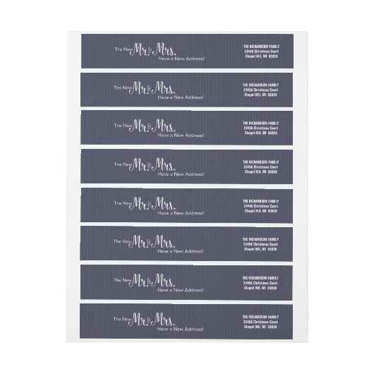 Pas getrouwd kerstavond terugkeer blauw (Vel)