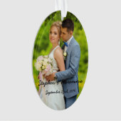 Pas getrouwd Kerstmis Ornament (voorkant)