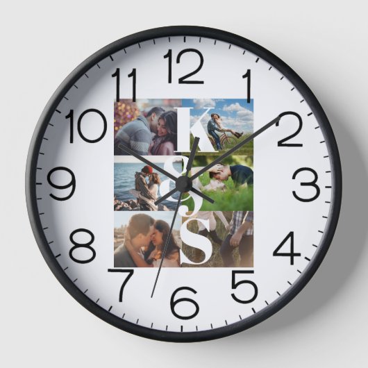 Pas getrouwd koppels Gift Photo Collage Personated (Voorkant)