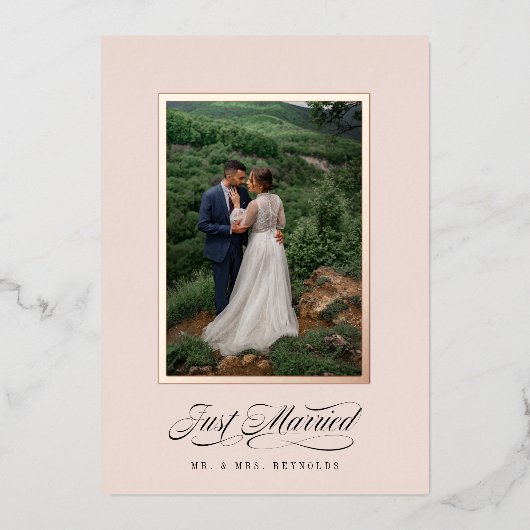 Pas Getrouwd Lijst Uitnodiging (Voorkant)