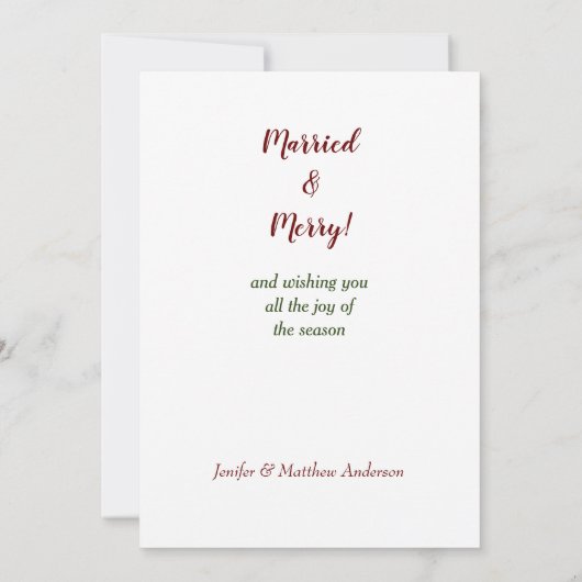 Pas getrouwd met de meest fantastische Sjabloon ke Kaart (Achterkant)