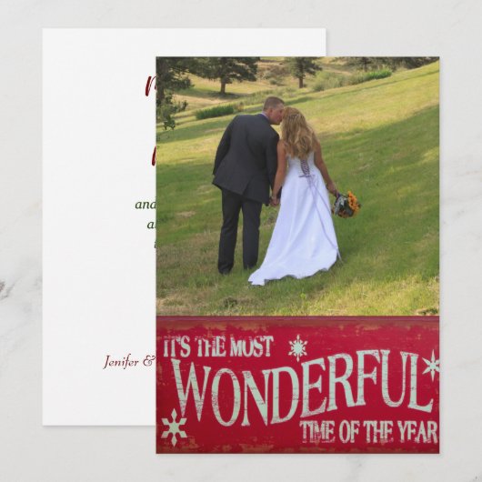 Pas getrouwd met de meest fantastische Sjabloon ke Kaart (Voorkant / Achterkant)