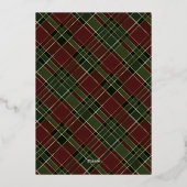 Pas getrouwd met huwelijk en vervalsing - Gold Folie Feestdagenkaart (Achterkant)