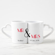Pas getrouwd Mr en Mrs Personalised