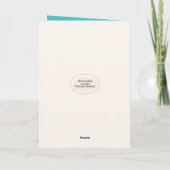 Pas getrouwd namen op een strand met zeesterren kaart (Achterkant)