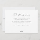 Pas getrouwd net getrouwd kerst bruiloft foto feestdagenkaart (Achterkant)