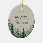 Pas getrouwd Ornament Ons eerste kerstfeest.. (Rechts)