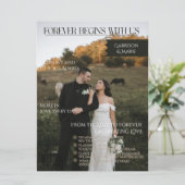 Pas getrouwd Photo Magazine Hoesje Forever gaat va (Staand voorkant)