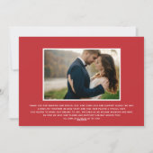 Pas getrouwd Prettige feestdagen Diamond Feestdagenkaart (Achterkant)