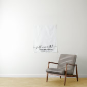 Pas Getrouwd Script Stof Auto Banner Huwelijk Bord Wandkleed (In situ)