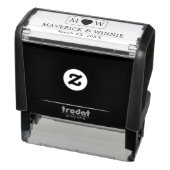 Pas getrouwd Self-inking Stamp Pair voor koppels Zelfinktende Stempel (Product)