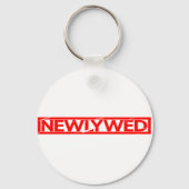 Pas getrouwd Stamp Sleutelhanger (Achterkant)