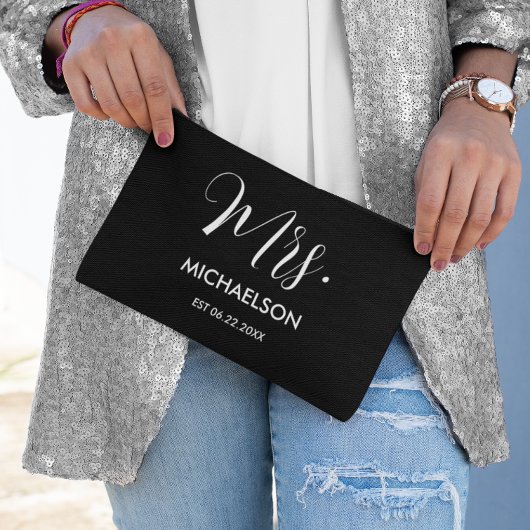 Pas getrouwd Typografie Script Etui