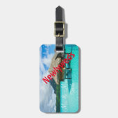 Pas getrouwd vakantie bagagelabel (Voorkant verticaal)